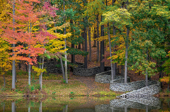 Storm King Wall, Andy Goldsworthy 152, 69448.7cm /courtesy of Storm King Art Center. NY
