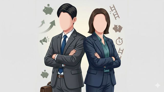 직장인 10명 중 6명이 직장 생활 전반에서 성차별이 존재한다고 느끼는 것으로 나타난 가운데, 여성 노동자들의 성차별 경험 비율은 남성보다 높게 조사됐다. /구글 나노바나나 생성