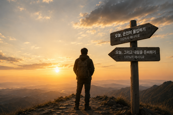 너의 선택들이 모여, 언젠가 너 자신의 삶을 돌아볼 때 “나는 내 삶을 함부로 살지 않았다.” 그렇게 말할 수 있는 사람이 되기를 바란다. AI로 생성한 이미지임 /ChatGPT