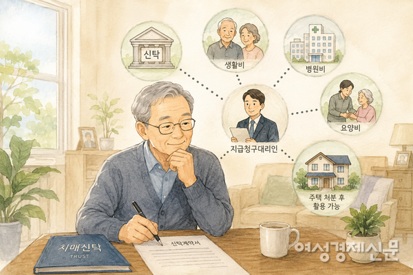 상속보다 앞선 노후 준비 '치매신탁'···건강할 때 뜻 세워야. AI생성 이미지 /ChatGPT