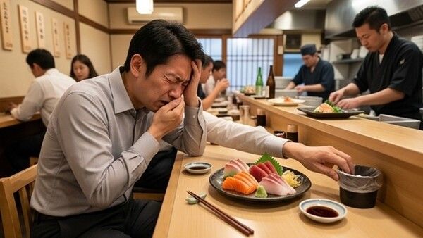 생선회에 발생할 수 있는 식중독균.&nbsp;AI로 생성한 이미지임 /Gemini&nbsp;