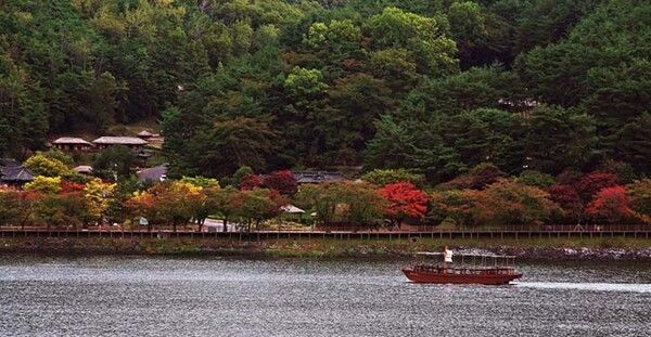 전국 단풍절정시기 걷기여행지 안동 호반 나들이길(사진출처=한국관광공사)