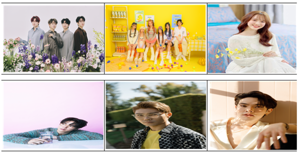 2023 대백제전 연예인 가수라인업 (사진출처=대백제전 홈페이지, 충남도 제공)