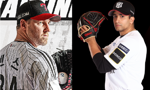 LG 트윈스 디트릭 엔스와 KT 위즈의 윌리엄 쿠에바스 / 각 구단 SNS 캡쳐