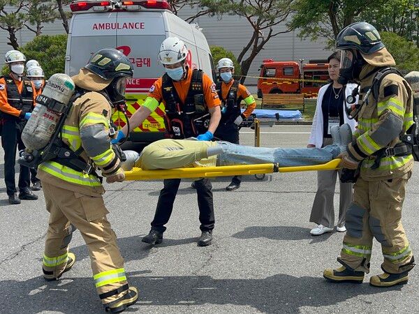 대전소방, 실전형 복합재난 대응 긴급구조종합훈련 (사진=대전시 제공)