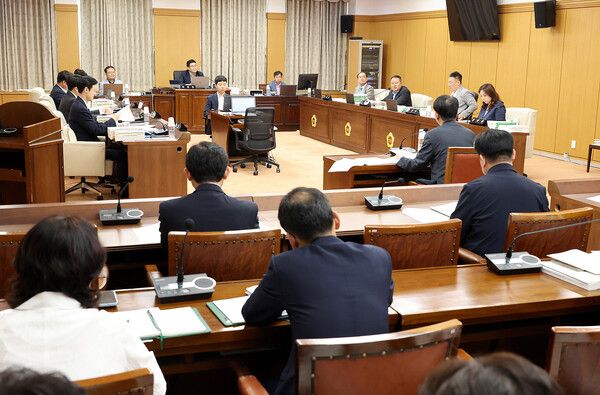 대전시의회 예결위, 2023회계연도 대전시 결산 심사 및 의결 (사진=대전시의회)