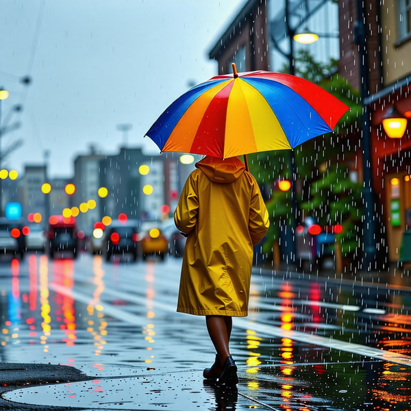 장마, 날씨, 비스케치, 폭우, 우산