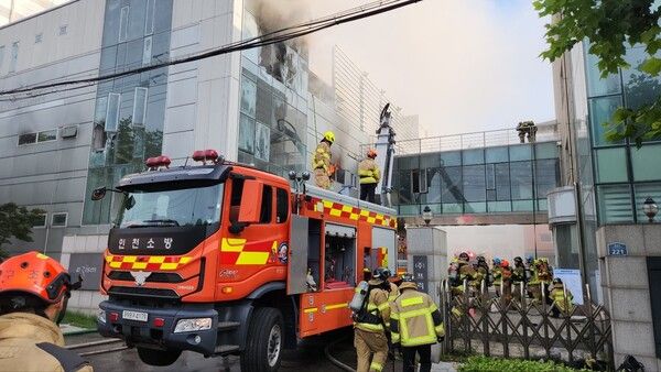 인천 화재 / 인천소방본부 제공