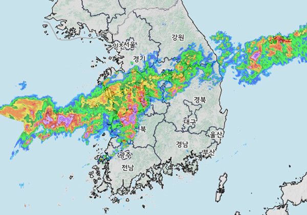 7월 7일 날씨예보 (기상청 제공)