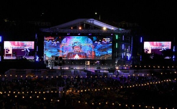 대전 서구 샘머리공원과 보라매공원 일대가 2025 아트페스티벌 축제를 찾은 시민들로 북적이고 있다. (사진=대전 서구 제공)