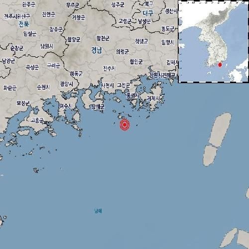 통영 지진 / 기상청 제공