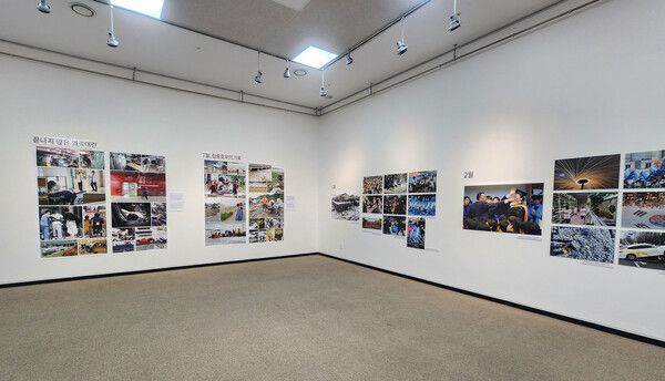 '2024 대전·충남 보도사진전'이 6일 대전시청 1층 전시실에서 개막, 오는 11일까지 열린다. (사진=전우용 기자)