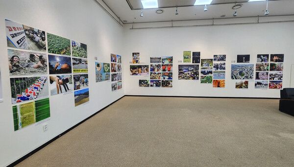 '2024 대전·충남 보도사진전'이 6일 대전시청 1층 전시실에서 개막, 오는 11일까지 열린다. (사진=전우용 기자)