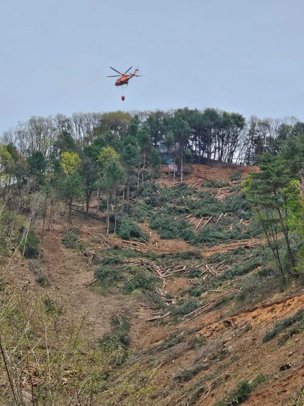 홍천 산불 /&nbsp;강원도소방본부 제공