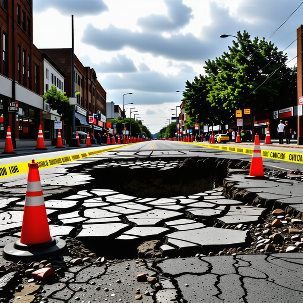 사진은 기사와 무관함. 싱크홀, 땅꺼짐