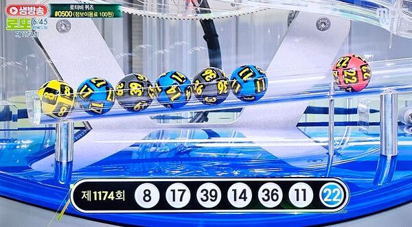 로또추첨시간, 로또당첨번호조회, 로또1등당첨지역 (사진=mbc 방송화면)