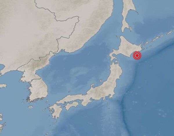 일본 홋카이도 지진6.1 규모 (사진=기상청 제공)