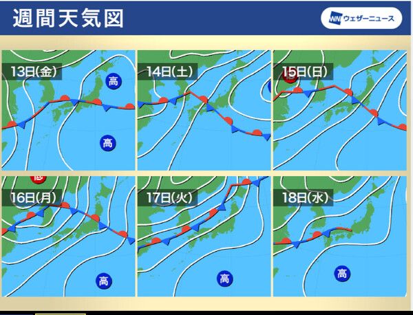 2025년 장마기간, 시기 (사진출처=웨더뉴스)