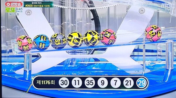 로또추첨시간, 로또당첨번호조회, 로또1등당첨지역 (사진=mbc 방송화면)