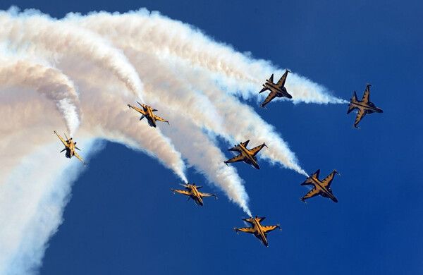 블랙이글스 에어쇼 (사진출처=블랙이글스SNS)