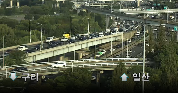 서부간선지하도로 실시간 교통상황 / 경찰청 UTIC 제공