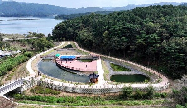 추동 가래울천 비점오염저감사업 준공식 사진 (사진=대전 동구 제공)