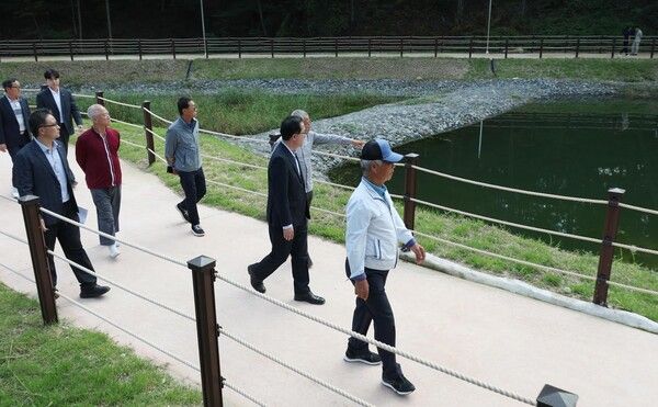 추동 가래울천 비점오염저감사업 준공식 사진 (사진=대전 동구 제공)