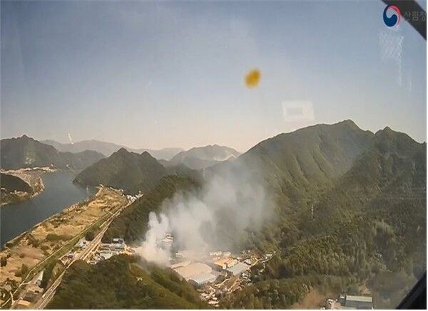 김해 산불 / 산림청 제공&nbsp;