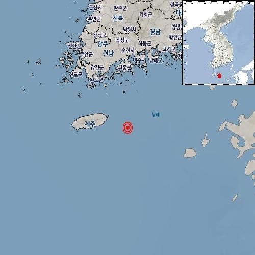 제주 지진 / 기상청 제공&nbsp;