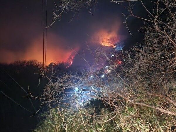 경주 산불, 경주 화재 / 산림청 제공