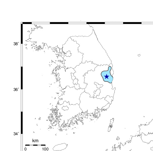 영양 지진 / 기상청 제공