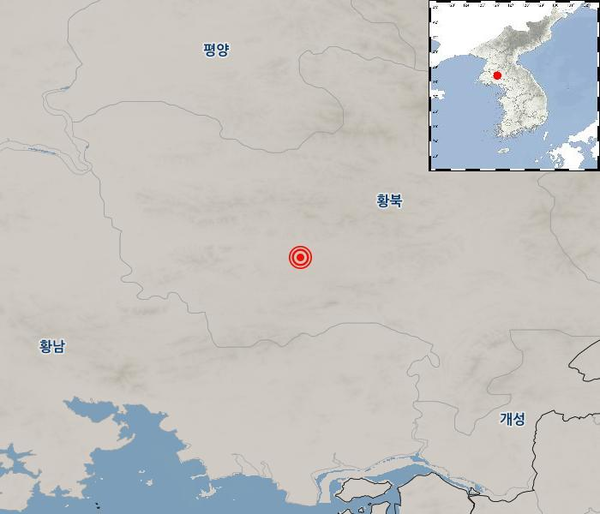 북한 지진 (사진=기상청 제공)