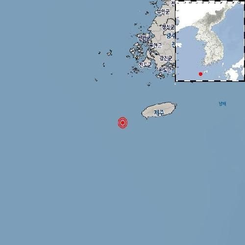 제주 지진 / 기상청 제공