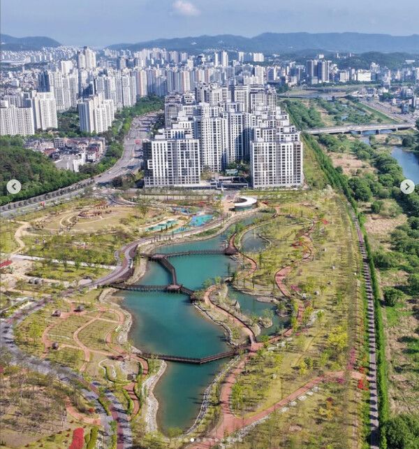 대전 서구 갑천생태호수공원 (사진=대전 서구청 제공)