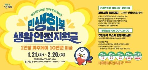 지역화폐 10만원씩 쏜다…설 앞두고 