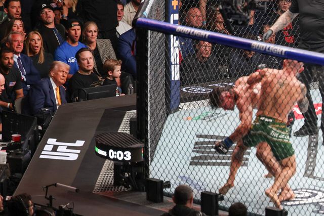 기립박수속 UFC 찾은 트럼프…'케네디 아내 외면했나' 설왕설래[연합뉴스]