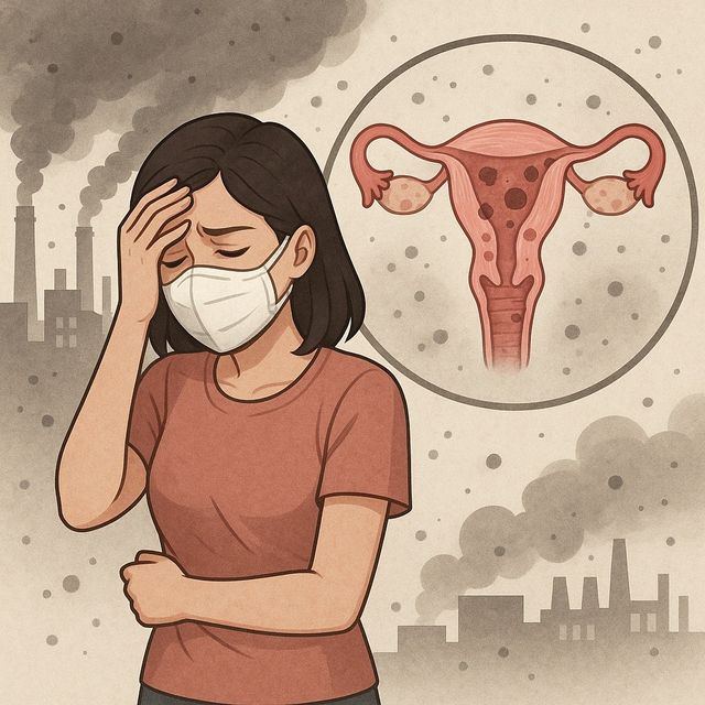미세먼지, 자궁까지 파고드나…