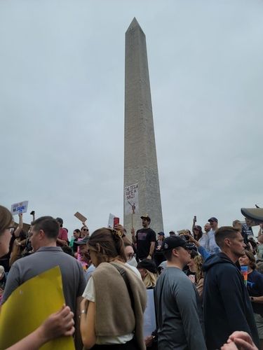 美전역서 '트럼프&nbsp;반대' 시위…워싱턴기념탑 주변 수만명 운집[연합뉴스]