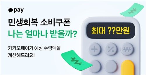 내 지원금은 얼마?…카카오페이, 민생회복 소비쿠폰 계산기 출시[연합뉴스]