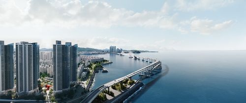 부산 첫 3.3㎡당 5천만원대 '써밋 리미티드&nbsp;남천' 견본주택 공개[연합뉴스]