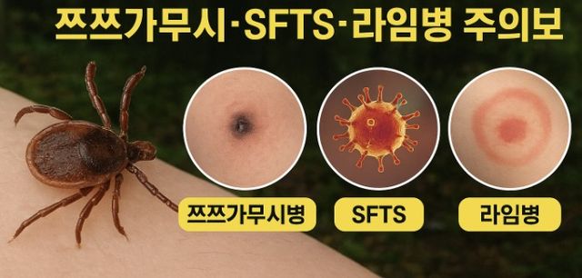 요즘이&nbsp;진드기&nbsp;물림 많은 시기…