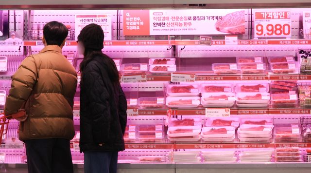 설&nbsp;앞두고&nbsp;과일·고기·생선·쌀값 올라…정부 할인 지원[연합뉴스]