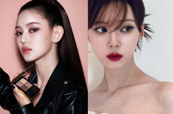 (왼쪽) 뉴진스 다니엘, 에스파 윈터 (사진출처 : 입생로랑 공식 홈페이지, 윈터 인스타그램)