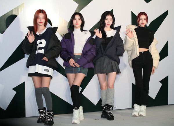 그룹 '있지'의 예지, 류진, 채령, 유나 (사진출처: 뉴스1)