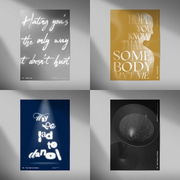 방탄소년단 정국, 첫 솔로 앨범 ‘GOLDEN’ 트랙 포스터 (사진 출처 : 빅히트 뮤직)