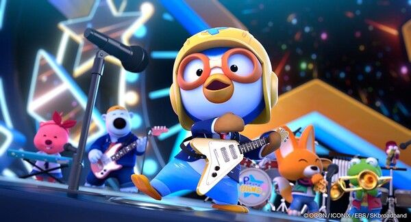 '뽀로로 극장판 슈퍼스타 대모험'의 한 장면 (사진출처 : CJ CGV)