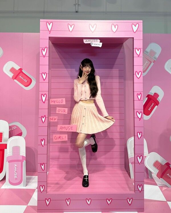 장원영이 화장품 브랜드 행사에 참석했다. (사진 출처 : 장원영 SNS)