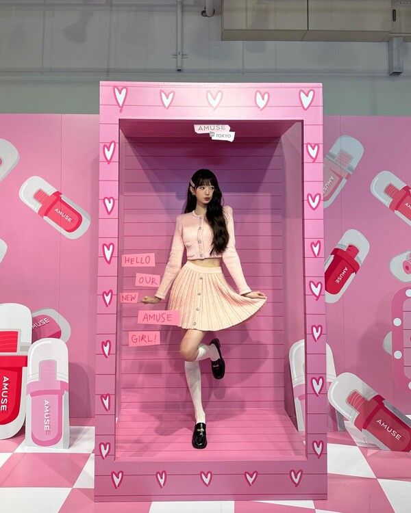 장원영이 화장품 브랜드 행사에 참석했다. (사진 출처 : 장원영 SNS)