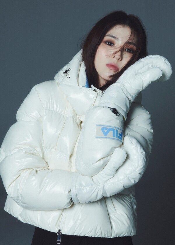 휠라 앰버서더 한소희 겨울 화보 (사진 출처 : 휠라)