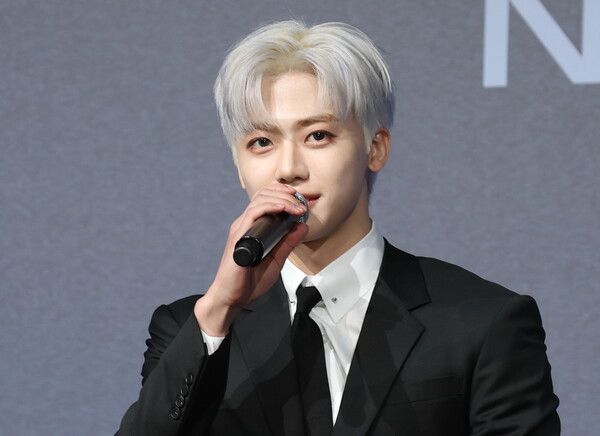 인사말하는 NCT드림 재민 (사진출처: 연합뉴스)